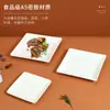 Platos Cuadrados de Melamina para Uso Comercial en Restaurantes, Vajilla Imitación Porcelana, Platos de Plástico para Hot Pot, Tazones de Arroz, Platos para Comida Rápida, Extra Gruesos