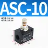 Válvula Borboleta Pneumática de Gás Unidirecional / Válvula de Controle de Fluxo / Válvula de Controle de Velocidade ASC-06 ASC-08 ASC-10