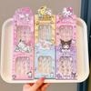 Pegatinas de uñas de la serie Sanrio, exquisitas pegatinas de uñas para niños, lindas pegatinas de uñas Kulomi Meruti para niños