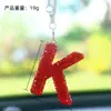 Colgante para Coche con Forma de Oso de Amor de Arcilla Amazon Transfronterizo, Colgante para Interior de Coche, Colgante de Letra de Alta Gama para Mujeres
