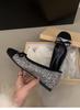 Sapatos Individuais Sapatos Femininos Novo Estilo Fragrante de Primavera e Outono 2025 Prata Francesa Primavera Gentil Aumentado Lantejoula Sapatos de Festa