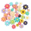 Pegamento Crema Pasador Flor de Camelia Girasol Flor Pequeña Accesorios para el Cabello DIY Materiales para Funda de Teléfono de Resina Accesorios DIY Venta al por Mayor
