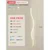 Luz Minimalista para Corredor Longo, Luminária de Parede LED Criativa, Luz de Quarto, Luz de Cabeceira, Luz Simples Moderna para Sala de Estar, Luz para Parede de Fundo