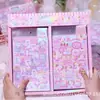 Serie de compañeros Xiaomeng paquete de pegatinas de sobre suit para manualidades DIY infantiles pegatinas para goo card pegatinas de sellado bolsa de materiales