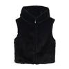 Exportación Transfronteriza Ropa de Mujer Otoño e Invierno 2025 Chaleco con Capucha sin Mangas de Piel Sintética para Mujer F611919