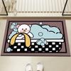 Alfombra de Dibujos Animados Alfombrilla Absorbente para Suelo de Baño Hogar Barro de Diatomeas Entrada de Baño Antideslizante Secado Rápido Felpudo