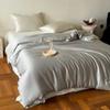 Producto Individual de Cama Lenzing Tencel Austriaco Verano Seda Seda de Hielo Doble Color Puro Cama Sábanas de Cama Funda Nórdica Funda de Almohada Cama Sábanas de Cama