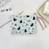 5425 bolsa de almacenamiento portátil de algodón acolchado floral acolchado, monedero suave, boca, sobre rojo, almacenamiento de cosméticos y artículos diversos