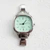 Reloj Pulsera Modular de Venta Caliente Estilo Europeo y Americano para Mujer, Reloj de Cuarzo al por Mayor, Correa de Reloj Versátil DIY Cuadrada Pequeña Plateada Colorida