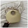 Nuevo bolso de mano redondo de noche de moda transfronteriza para celebridades, bolso de mano exquisito y versátil, bolso cruzado de un solo hombro con diamantes de imitación, bolso para vestido