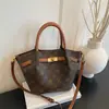 2026 Moda Casual Nuevo Bolso Cubo Clásico Monograma Bloqueo de Color Bolso de Mano Bolso Cruzado al Hombro Bolso de Mano para Mujer de Viaje