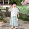 Nuevo Conjunto Hanfu para Niños Estilo Chino, Nuevo Modelo Verano 2026, Traje Tang Diario Estilo Nacional, Atuendo Tradicional para Actuación del 1 de Junio para Niñas