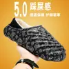Pantuflas de Algodón con Graffiti de Dibujos Animados para Hombre, Estilo Invierno para Pareja, Forradas de Felpa, Cálidas, Impermeables para el Hogar, con Talón Cerrado, Suela Gruesa