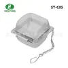 Suministro directo de fábrica red para té bola de té de acero inoxidable herramienta para hacer té accesorios de cocina herramienta para hacer sopa filtro de escoria
