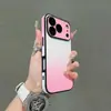 Funda de Piel con Degradado para Teléfono Adecuada para Apple 17Promax Estilo Fresco de Invierno Película para 16 Lentes 12 Estilo de Chica