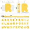 Coleira de Silicone para Animal de Estimação Nome do Animal DIY 26 Letras Coleira com Contas de Silicone Gato Animal de Estimação Coleira de Desenho Animado
