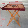 Superficie pintada Mesa de billar Conlle Tablero de ajedrez Krong Modelo estándar de mesa de billar para el hogar