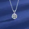 Xiaohongshu Kuaishou Douyin Celebridade da Internet Transmissão Ao Vivo Colar Banhado a Prata Pedra de Alto Carbono Diamante Quadrado Gota d'Água Formato Pera Pingente Feminino Atacado