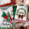 Toalla de Navidad Papá Noel Árbol de Navidad Exportación Transfronteriza Personalizada Dropshipping Toalla de Regalo Trapo de Limpieza de Cocina