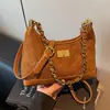 Bolsa Feminina Grande de Textura Transfronteiriça 2026 Outono Nova Moda Bolsa de Ombro/Sobrancelha Bolsa Bolinho Bolsa Transversal