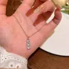 Accesorios de Verano, Collares de Nicho de Lujo Ligero, Cadenas Dulces para Clavícula con Forma de Corazón, Collares de Nicho de Gama Alta, Artículos Boutique para Estudiantes de Instagram