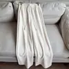 2026 Nuevo Copo de Nieve Chenilla Temperamento Cómodos Pantalones de Chándal Pantalones de Pierna Ancha Pantalones Rectos Largos Para Mujer Venta al por Mayor B5DK8882