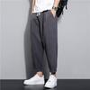 2025 Primavera y Verano Nuevo Estilo Chino Pantalones Casuales para Hombre Algodón y Lino Sueltos Pantalones de Lino Estilo Coreano Pantalones de Moda Pantalones de Pierna Recta