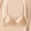 Base Líquida, Roupa Íntima Modeladora e Levanta Seios, Seios Pequenos Parecem Maiores, Suporte Suave, Sutiã com Bojo Fixo Costas Livres, Sem Aro, Costas Bonitas, Sem Costura