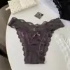 Calcinhas Fio Dental Femininas, Cetim Puro, Renda Doce, Roupa Íntima para Jovem, Estilo Japonês, Sexy, Cintura Média-Baixa, Amigo da Pele, Respirável, Macio