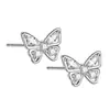 Brincos de Borboleta Simples Estilo Coreano Cao Shi para Mulheres, Joias Doces para Uso Diário, Joias Elegantes e Populares