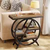 Mesa de Entrada Mais Vendida da Amazon com Função de Armazenamento, Mesa Lateral para Sala de Estar, Quarto, Mesa de Cabeceira ou Mesa Lateral de Sofá