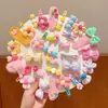 Conjunto de Presilhas de Cabelo Outono e Inverno para Meninas Doces com Toque de Luxo, Presilha Bb Cartoon, Presilha Lateral para Franja, Acessório de Cabelo, Presilha para Testa