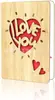 Tarjeta de Día de San Valentín de Madera 2023 Tarjeta de Aniversario de Boda Tarjeta de Bendición de Boda Tarjeta de San Valentín Escrita a Mano