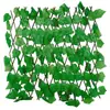 Muro de Valla Artificial Transfronterizo con Hojas Verdes, Valla de Madera, Flores Artificiales, Decoración de Jardín, Madera Plástica, Valla de Plantas Verdes de PVC