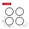 Adecuado para BMW X3 F25 F26 11-17 juego completo de interruptor de logo de volante interior de fibra de carbono negro piano