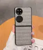 Funda de moda tejida para teléfono Huawei P50pocket, color liso simple para VIVO X Find