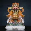 Figura de Dios de la Riqueza de Imitación Porcelana de Resina para Decoración del Hogar, Tienda u Oficina, Presentando las Estatuas del Dios de la Riqueza, Bi Gan y Fan Li