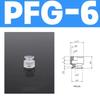 Ventosa de Succión por Vacío Neumática Manipulador Ventosa Miaode Serie PA/PFG Ventosa Industrial Componente Neumático PFG-10