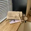 Bolso Pequeño Retro de Ante y Felpa Maillard de Hombro Único para Mujer, Tendencia Otoño 2026, Bolso Cruzado para Viajes