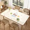 Nuevo modelo 2025 mantel de mesa de PVC, impermeable, a prueba de aceite, mantel lavable, protector de mesa resistente al calor, cubierta para mesa de centro de sala de estar