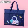 Bolsa de Archivo Portátil de Dibujos Animados Lindos, Bolsa de Información para Estudiantes, Bolsa de Tutoría de Gran Capacidad, Bolsa de Almacenamiento de Papelería de Oficina al por Mayor