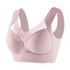 Roupa Íntima Tamanho Grande Sem Aro, Roupa Íntima com Costas Bonitas, Sutiã Fino Push-Up Ajustável Sem Costura de Seda de Gelo com Bojo Fixo, Transfronteiriço