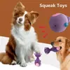 Juguete Interactivo para Perros, Juguete de Látex Seguro para Masticar Perros Masticadores Agresivos, Juguete con Sonido con Forma de Animal, Juguetes para Cachorros, Cepillo de Dientes para Perros