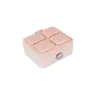 Caixa de Joias Portátil, Caixa de Armazenamento de Brincos, Colares, Anéis, Mini Caixa de Joias Exquisita para Casa