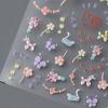 TENSOR adesivos de unha em relevo estilo ins finos translúcidos foscos adesivos de unha miisha série Nome da Articulação da Unha