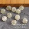 Cuentas Redondas Acrílicas de Dos Tonos Degradado de 8-14 mm con Agujero Recto, Cuentas Sueltas para Manualidades Hechas a Mano, Cadena para Teléfono, Accesorios de Pulsera