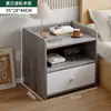 Mesa de Cabeceira Moderna Simples Prateleira de Armazenamento para Quarto Armazenamento Fácil Armário de Armazenamento no Pé da Cama Pequeno Armário de Cabeceira para Quartos de Aluguel