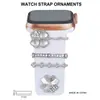Adecuado para hebilla de Apple Watch Correa de silicona con banda de reloj incrustada de diamantes Hebilla de pasador de diseño original para iWatch