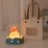 Lámpara de Noche Creativa de Hongo con Forma de Concha Adornos Luminosos Decoración para Estudio Dormitorio Adornos DIY Hechos a Mano Regalos de Cumpleaños