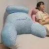 Cojín de Cabecera de Látex Bolsa Suave Almohada de Cintura Respaldo Grande Cojín de Sofá Cojín de Cama Cama Dormitorio Tatami